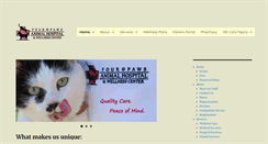 Desktop Screenshot of fourpawsonline.biz